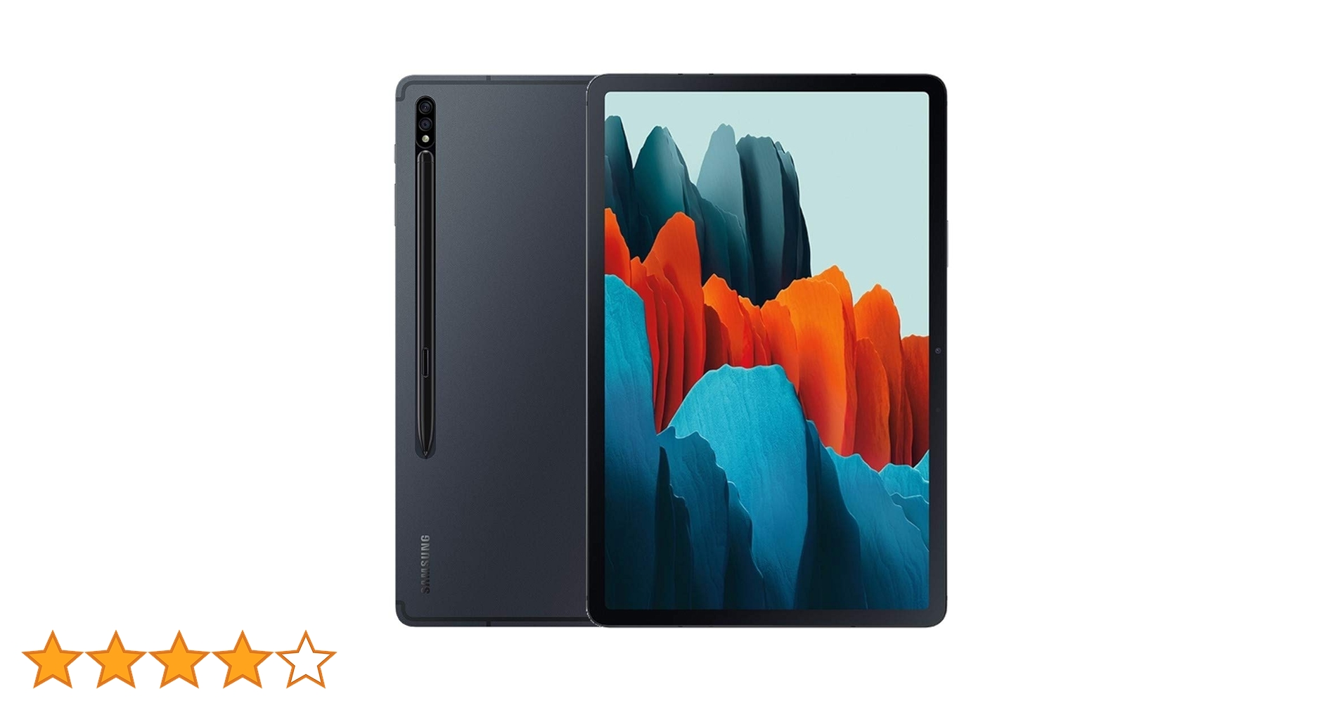 Samsung Galaxy Tab S7+ Wi-Fi, Mystic Black - 256 GB (Renewed
